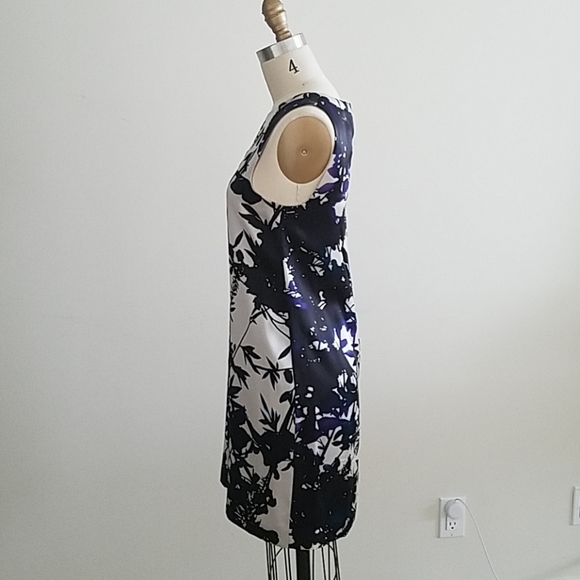 Theory Printed Silk Shift - Picture 3 of 5